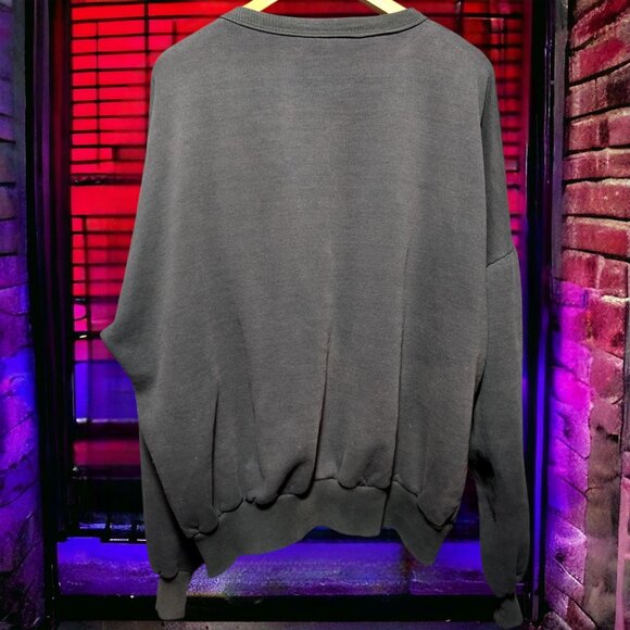 Esso Imperial Oil Gas Tanker Vintage Distressed Crewneck Sweater, X-Large - Picture 2 of 5